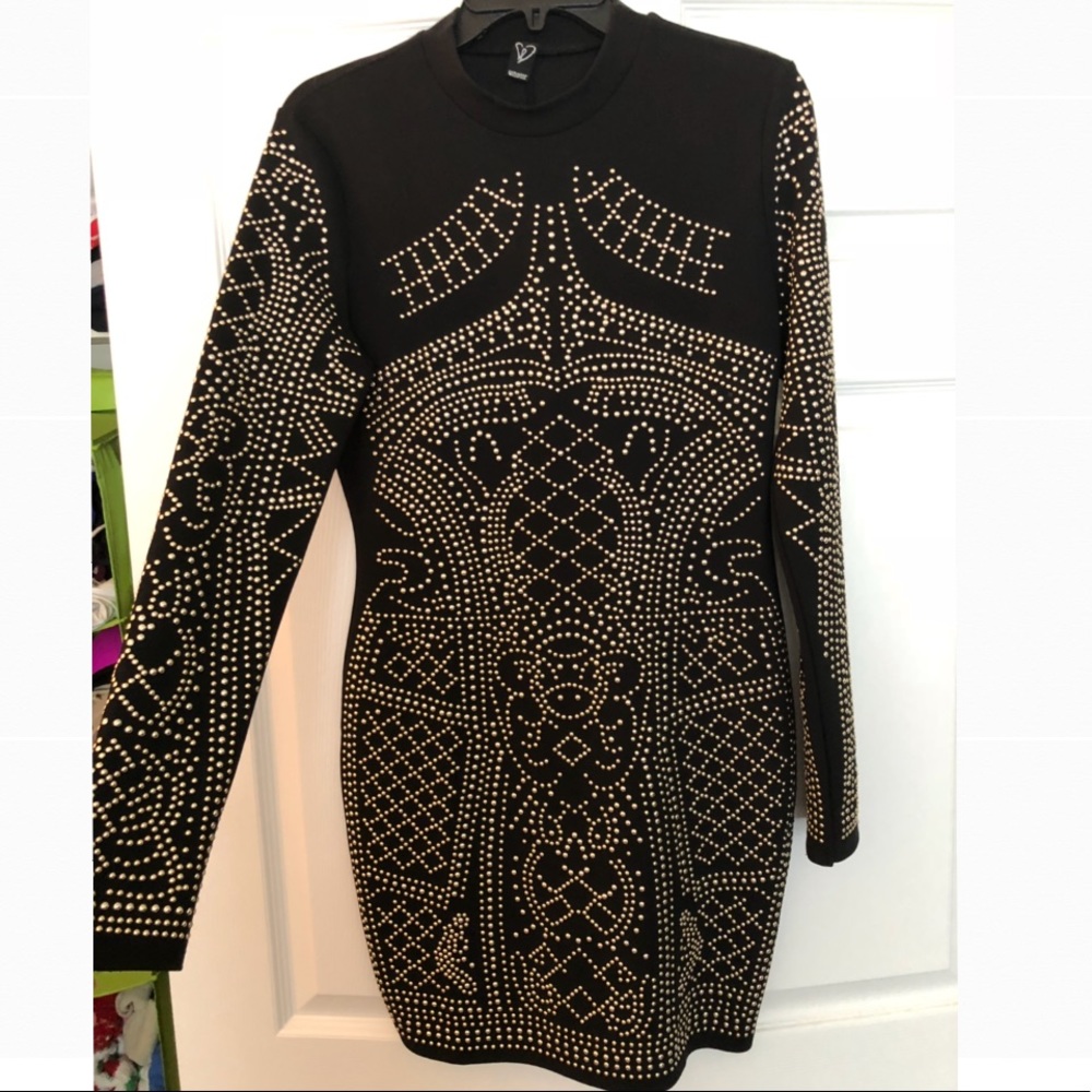 Windsor Studded Bodycon Dress